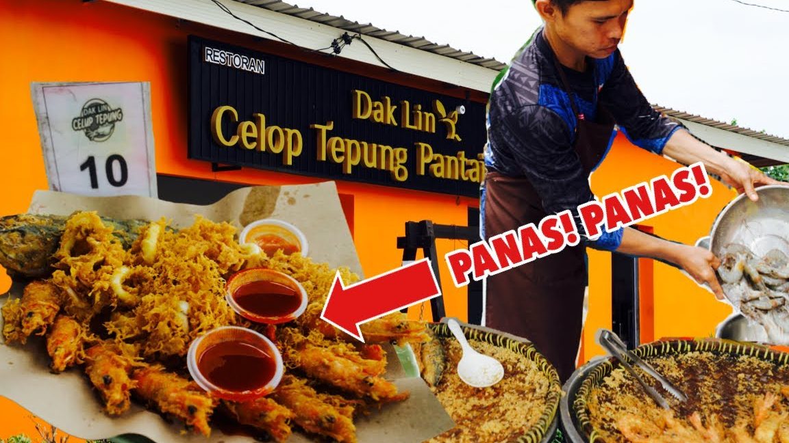 Dak Lin Celup Tepung 1 dak lin celup tepung