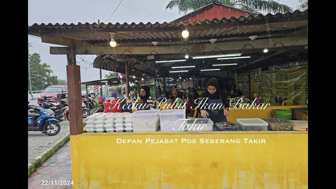 kedai pulut ikan bakar takir