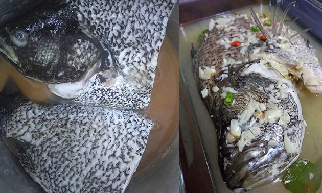 Periuk Pecah Ikan Bakar 1 periuk pecah ikan bakar