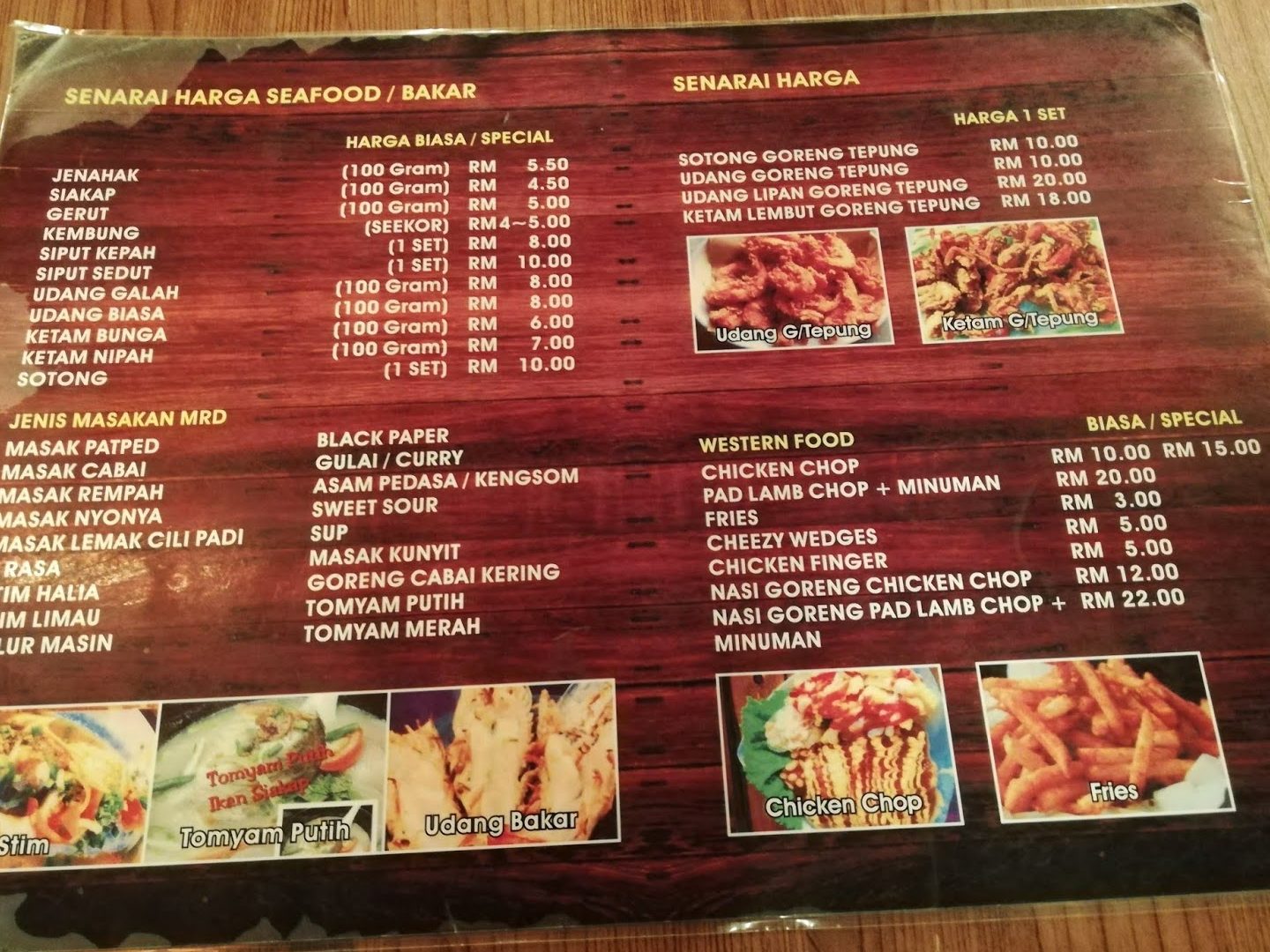 restoran makanan laut mat rock der 2