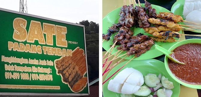 sate padang tembak lumut jalan teluk muroh teluk batik lumut perak